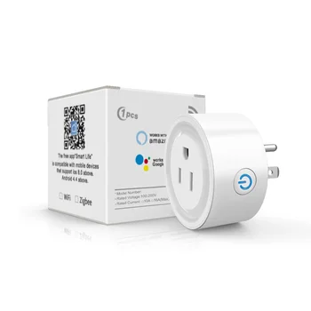 Прямые продажи с завода Стандарт США Tuya Smart Life Alexa Google WiFi Беспроводная розетка США Mini WiFi Smart Plug