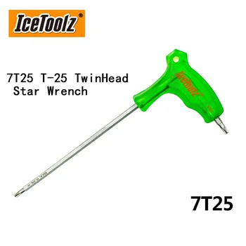 IceToolz Ice Toolz Велосипед 7T25 T-25 TwinHead Звездообразный ключ Инструменты для ремонта велосипеда