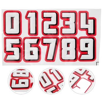 Самоклеящиеся футбольные наклейки Номер Дизайн Декоративные наклейки Бейсбольные наклейки Номерные наклейки