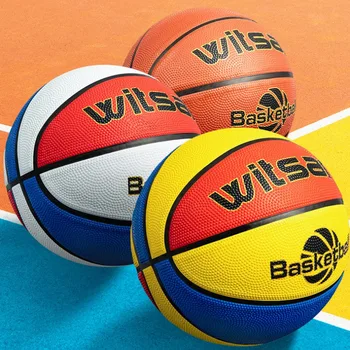 Взрослые Размер 7 Баскетбол Резина Износостойкий Противоскользящий Уличный Мяч Крытый Открытый Групповые Тренировки Соревнования Баскетбол