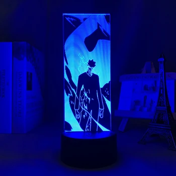 Аниме Светодиодная лампа Монархи Соло Выравнивание для декора комнаты RGB Изменение цвета Ночные огни Подарок Манга 3D Свет Соло Прокачка Монархи