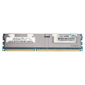 16 ГБ PC3-8500R DDR3 1066 МГц CL7 240-контактный ECC REG Память ОЗУ 1,5 В 4RX4 RDIMM ОЗУ для серверной рабочей станции