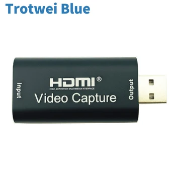 HDMI Карта захвата видео Устройство захвата видео Захват игр USB 2.0 Граббер Рекордер 4K 1080P для PS4 Игра DVD HD Камера Прямая трансляция