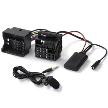 Автомобильный Bluetooth-совместимый кабель-адаптер с микрофоном Bluetooth-совместимый адаптер 5.0-модульного приемника для OPEL Corsa D Astra H