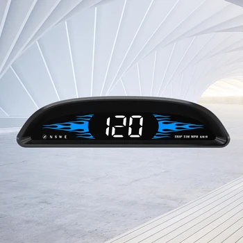 Авто GPS Спидометр Высокая четкость Умные часы Сигнализация превышения скорости Интеллектуальный GPS Speedo Автоматическое определение света для автомобиля Грузовик