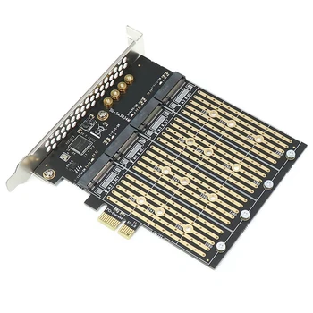 1 Установка PCI-E X1 на 4 бита M.2 B-key SSD на PCIE NGFF SATA Адаптер Карта Riser Карта Многофункциональная портативная