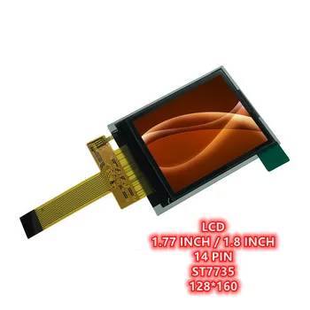 128160 1,77-дюймовый цветной ЖК-дисплей TFT Последовательный порт SPI 4 линии Сверхширокий угол обзора ST7735S 14-контактный разъем