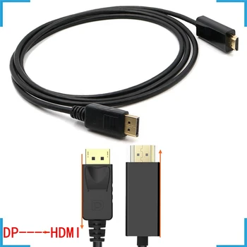 Позолоченный штекер на обоих концах, DP - HDMI HDTV, DP - HDMI Штекер, кабель адаптера DP - HDMI.