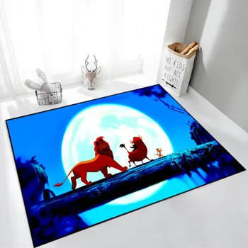 60x90 см Король Лев Simba 3D-печатный напольный коврик коврик коврик для дверей на открытом воздухе коврик для дверей Детская гостиная Спальня Дом Дети Подарок