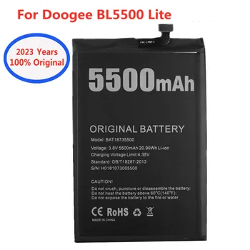 2023 года 100% новый аккумулятор BAT18735500 5500 мАч для DOOGEE BL5500 Lite 4G 6,19 дюйма 19:9 Android 8.1 четырехъядерный