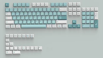1 комплект Iceberg Darling Keycaps PBT Сублимационные колпачки клавиш для MX Switch Механическая клавиатура Вишневый профиль