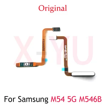 Оригинал для Samsung Galaxy M54 5G M546B M546B M546 Кнопка «Домой» Датчик отпечатков пальцев Обратный кабель питания Flex