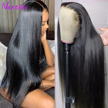 30 40 дюймов кружевные передние парики из натуральных волос 13x4 HD прозрачные кружевные фронтальные бразильские прямые волосы для женщин 4x4 5x5 6x6 закрытие парик