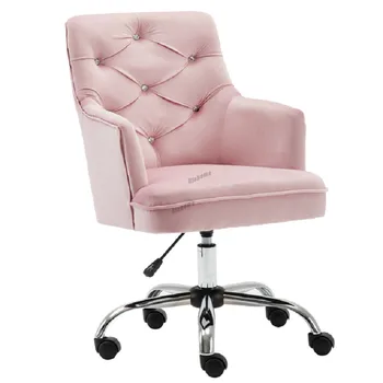 Скандинавские офисные стулья Компьютерное кресло Кресло для домашнего офиса Удобный сидячий Симпатичный спальный стул для макияжа Спинка спинки Вращающийся стул