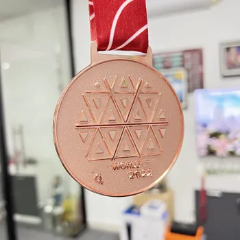  Бронзовая медаль чемпионов мира 2022 г. Хорватия Футбольный сувенир