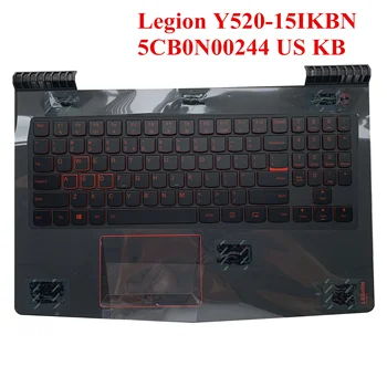 Для ноутбука Lenovo Legion Y520-15IKBN Подставка для рук с клавиатурой с подсветкой США 5CB0N00244