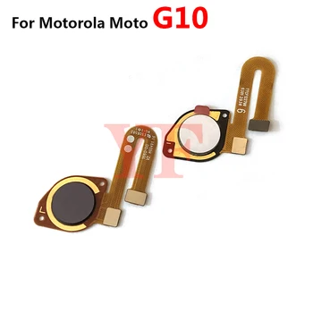 10 шт. Датчик отпечатков пальцев для Motorola Moto G10 G20 G30 G50 G60 Touch ID Датчик отпечатков пальцев Кнопка «Домой» Гибкий кабель