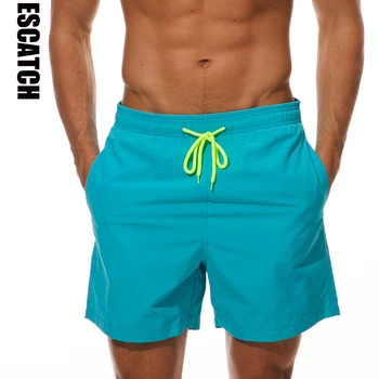 Escatch 2023 Новые быстросохнущие мужские купальники Летние мужские шорты Купальники для серфинга Пляжные спортивные брюки для бега