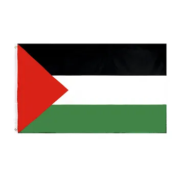 90x150 см Флаг Палестины Висит Высококачественный Полиэстер Палестинский Баннер Для Украшения Большой Палестинский Флаг Полиэстер Новый