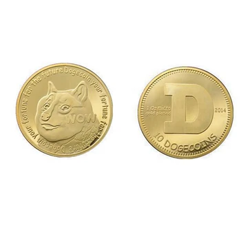 D6 Красивые золотые или серебряные WOW Бронзовые Dogecoin Памятные монеты D Милая собака Узор Собака Сувенирная коллекция Подарки