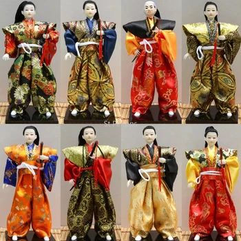 30см японская кукла-самурай Ниндзя Человек-кимоно Куклы Фигурки гейш куклы красивое кимоно Новое украшение дома подарок на день рождения