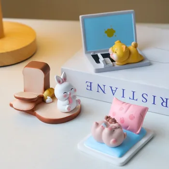 Симпатичный креативный держатель для мобильного телефона для девочки, украшение рабочего стола в офисе, аксессуары Kawaii