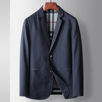L-Костюм для машинной стирки 2023 весна новый корейский повседневный костюм мужское пальто с лацканом