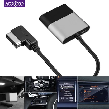 Bluetooth-совместимый автомобильный адаптер для Audi 2004-2009 MMI AMI 2G 3G iPod Music Receiver Interface Airdual Module