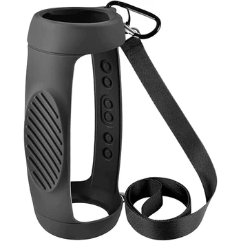  Силиконовый чехол для JBL Charge 5 Водонепроницаемый портативный Bluetooth-динамик Дорожная сумка для переноски с плечевым ремнем