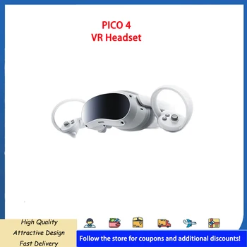 Оригинальная гарнитура виртуальной реальности Pico 4 Очки Pico4 VR Дисплей Super-vision 4K+ для метавселенной и потоковой передачи VR 3D-игр