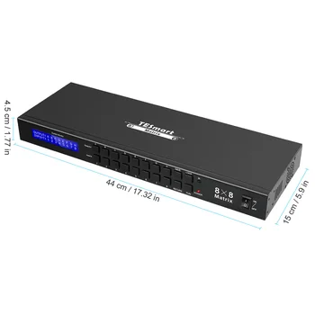 Матричный коммутатор TESmart 8x8 4K HDMI Поддержка управления IP RS232