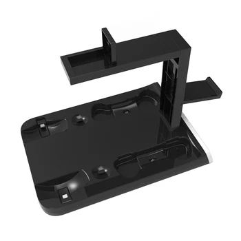  Подставка для зарядки геймпада с дисплеем Подсветка игрового контроллера Зарядная станция Камера для хранения шлема Зарядная станция для PS5 PS VR2