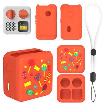 Силиконовый чехол для Yoto Mini Audio Player Ударопрочный дорожный защитный ящик Чехол для переноски Детский аудиоплеер Защитный чехол