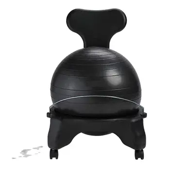  Balance Ball Стул для упражнений Стабильность Мяч для йоги Эргономичный стул премиум-класса для дома и офиса Стол с воздушным насосом