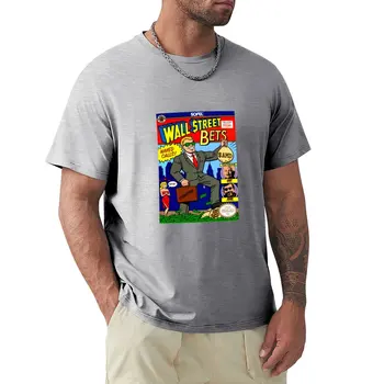 Wallstreet Bets Футболка мужская одежда животный принт рубашка для мальчиков плюс размер топы толстовки футболки для мужчин с графикой