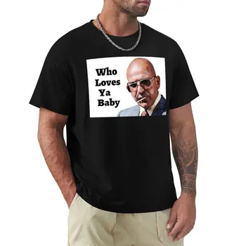 Kojak - Who Loves Ya Baby Футболка Футболка блонди футболка новое издание футболки мужская мужская одежда