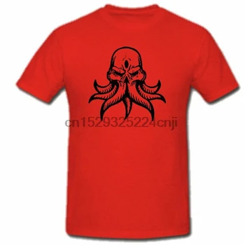 Cthulu Футболка Футболка Dagon Винтажная рубашка Lovecraft Raglan Octopus