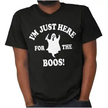 I'm Just Her For The Boos Ghost Pun Graphic Футболка Мужчины или женщины