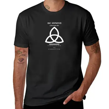 Новая футболка Sic Mundus Creatus Est Design футболка с графическим рисунком быстросохнущая футболка футболки для мужчин хлопок