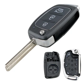 3 кнопки Автомобильный дистанционный ключ Shell 4 кнопки Подходит для Hyundai / Accent i30 / I40 / I45
