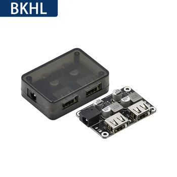  (1 шт./лот) Двойной USB-модуль быстрой зарядки и снижения напряжения 6-30 В 12 В 24 В до QC3.0 Зарядка автомобильного телефона Huawei FCP