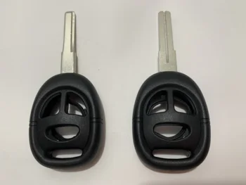 5 шт./лот нового запасного чехла для ключей для SAAB 9-3 9-5 3 кнопки Дистанционный автомобильный корпус пустой 2 модели Неразрезанное лезвие без логотипа Аксессуары