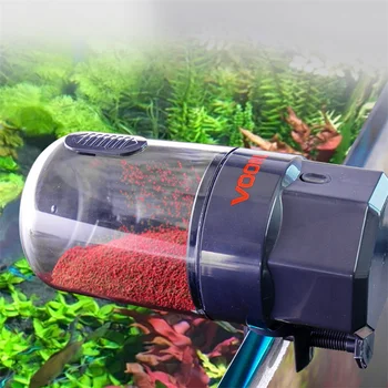  Автоматический кормушка для аквариума Время литья рыбы Волшебное устройство для рыбы Маленькое интеллектуальное контроллер кормления большой емкости