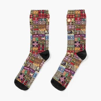 Смешанные цвета и узоры Носки дизайнерские кавайные милые хип-хоп носки женские мужские