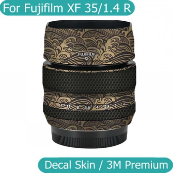 XF 35 1.4 Наклейка Кожа Виниловая пленка Объектив Защитная наклейка Защитное пальто для Fuji Fujifilm XF 35mm F1.4 R XF35 F/1.4 XF35MM