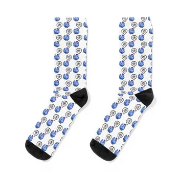 Grumpy Blue Chicken Stardew Valley Носки Носки с принтом Теплые носки Новогодние носки Щиколотки Чулки Носки Мужские Женские