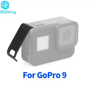 BGNing Пластиковая боковая крышка аккумулятора Type-C Зарядный порт Крепление для видеоблога для Gopro Hero 9 Black