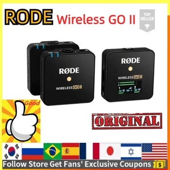 Rode Wireless GO2 GO II RODECaster Pro II 2.4g Беспроводная петличная микрофонная микрофонная система для передачи данных телефонов Android iPhone