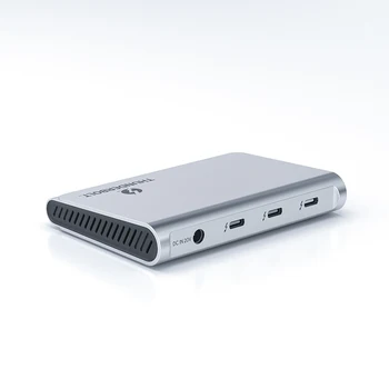 Новейший двойной дисплей 6-в-1 Thunderbolt 4/USB4 40 Гбит/с 4K@60Hz док-станцией с одной 8K@30Hz и зарядкой мощностью 90 Вт