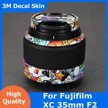 Для Fujifilm XC 35 мм F2 Наклейка Кожа Виниловая пленка Пленка Объектив Камера Защитная наклейка Защитная наклейка Защитное пальто для Fuji XC 35 F2 XC35